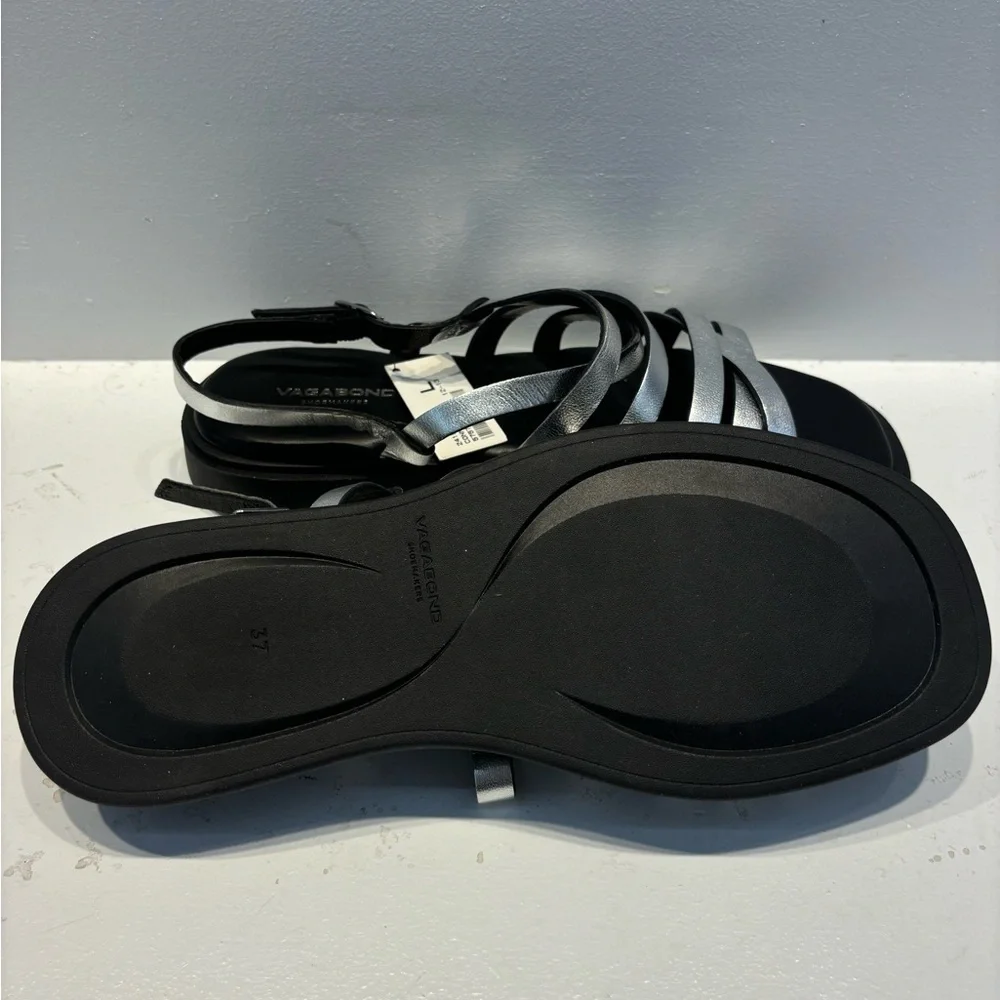 Vagabond Shoemakers Connie Strappy Sandal Silver  37 - Picture 7 of 7